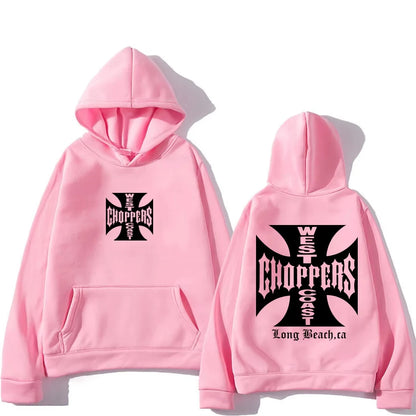 Paul Walker West Coast Choppers Hoodie Men Women's oversized Fashion Top hip hop Clothes Fleece Long Sleeve vintage Sweatshirt