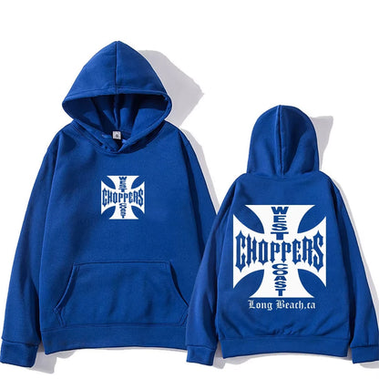 Paul Walker West Coast Choppers Hoodie Men Women's oversized Fashion Top hip hop Clothes Fleece Long Sleeve vintage Sweatshirt