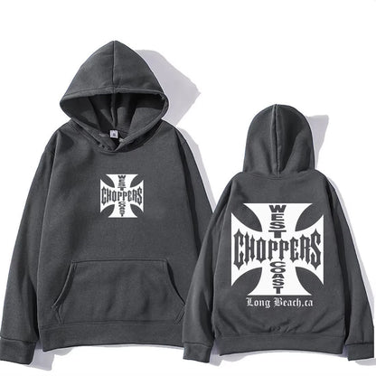Paul Walker West Coast Choppers Hoodie Men Women's oversized Fashion Top hip hop Clothes Fleece Long Sleeve vintage Sweatshirt
